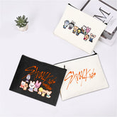SKZ THIS & THAT LOGO Canvas Zipper Pencil Case