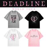 KPOP BP Logo Print Short-sleeved T-shirt