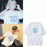 GAEUL Bear Graphic Printed Short Sleeve T-Shirt