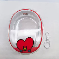 BANGTAN Doll Transparent Portable Storage Bag