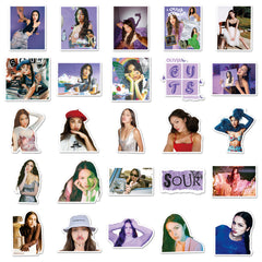 50 Olivia Luggage Stickers
