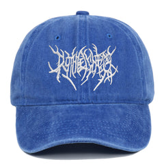 Gothic Vintage Washed Embroidered Baseball Cap