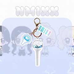 Dolphin Stick Keychain Acrylic Pendant