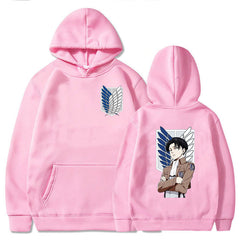 Men's Anime Graphic Printed Loose Hoodie