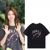 YUNAH Grey PAKUA Graphic T-Shirt