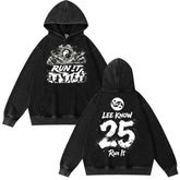 SKZ World Tour Run It Number Cotton Washed Hoodie
