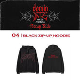SKZ dominATE NORTH AMERICA Black Zip-Up Hoodie