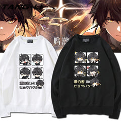 Unisex Game Pattern Crew Neck Sweatshirt