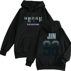 Unisex Kpop Graphic Printed Casual Loose Hoodie