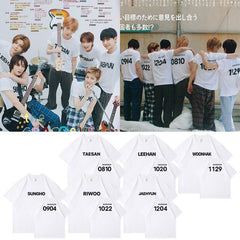 BND Birthday Printed Short-sleeved T-shirt