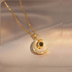 Moon Projection Luxury Necklace