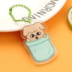 Skz Cartoon Acrylic Bead Chain Pendant Set