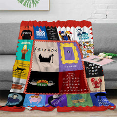 Lovely Friends Flannel Blanket