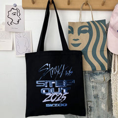 KPOP STEPOUT LOGO Canvas Bag