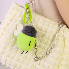 Cute Glowing Firefly Plush Doll Keychain Pendant