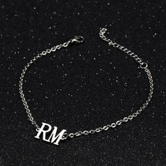KPOP Logo Stainless Steel Bracelet Necklace