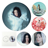 "SUPER REAL ME" Concept Photo Badge Mirror Keychain