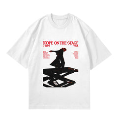 HOPE ON THE STAGE Graphic Short Sleeve T-Shirt