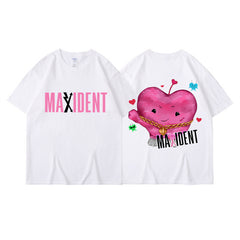 Unisex Lovely Kpop Pattern Loose Short Sleeve T-Shirt