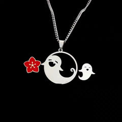 Hutao Game Titanium Steel Necklace