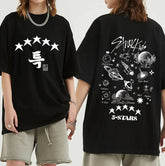 SKZ 5-STARS Printed Short-sleeved T-shirt