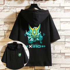 Unisex Game Logo Short Sleeve Hooded T-Shirt