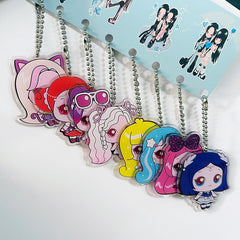 H2H Cartoon Doll Acrylic Pendant Charm