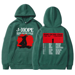 Unisex Kpop J-Hope Print Loose Hoodie