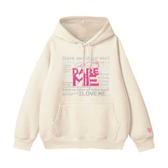IVE DARE ME Print Pullover Hoodie