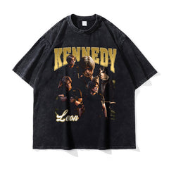 Retro Game Kennedy Washed Short Sleeve Tee