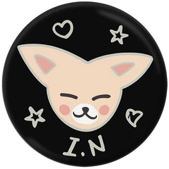SKZ EXHIBITION Badge Mirror Keychain Pendant