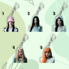 MINJU YUNAH MOKA WONHEE IROHA Acrylic Keyring Pendant