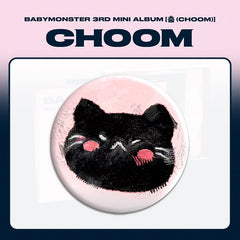 BM "CHOOM" Cartoon Badge Mirror Keychain
