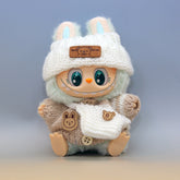 Knitted Sweater Hat Bag Doll Replacement Clothes Set