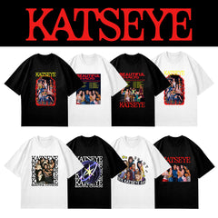 BEAUTIFUL CHAOS Solid Color Short-sleeved T-shirt