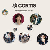 Kpop Tinplate Badge Round Mirror Keychain Pendant