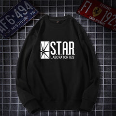 Unisex Round Neck Flash Loose Sweatshirt