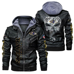 Chic Punisher Thickened PU Leather Jacket