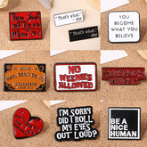 Versatile TV LOGO Badge Metal Brooch