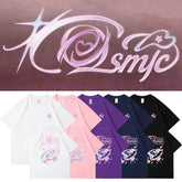 RV Cosmic Printed Short-sleeved T-shirt
