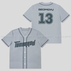 HUENINGKAI TAEHYUN SOOBIN Baseball Jersey Top