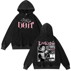 Vintage SKZ DO IT Washed Hoodie Top