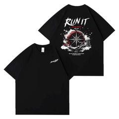 SKZ RUN IT TOUR Printed Cotton Tee