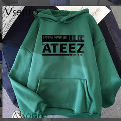 KPOP Album Graphic Print Pullover Hoodie