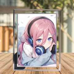 Nakano Anime Crystal Photo Frame