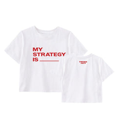 KPOP Album STRATEGY Print Round Neck T-shirt