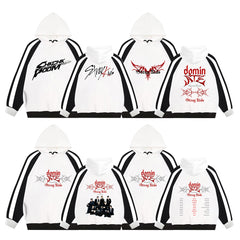 KPOP Album ATE Character Logo Print Hoodie