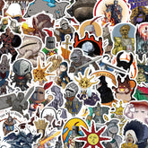 50 Cartoon Game Graffiti Waterproof Stickers