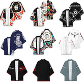 Unisex Anime Cos 3D Printed Kimono Cloak