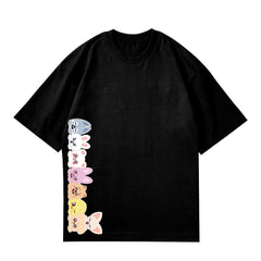 Cartoon KPOP Short-sleeved Summer T-shirt